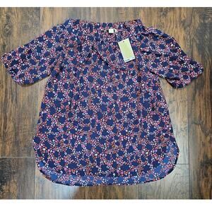 Michael Kors Floral Off-Shoulder Blouse - Size Small NWT